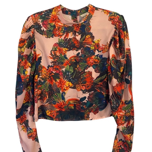 H&M Colorful Floral Blouse - Picture 2 of 11